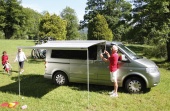 4376730 маркиза Fiamma F45S, 2.6м, вкл. адаптер для VW T5/T6, titanium
